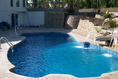 Textured Concrete and Pool Tile - 2